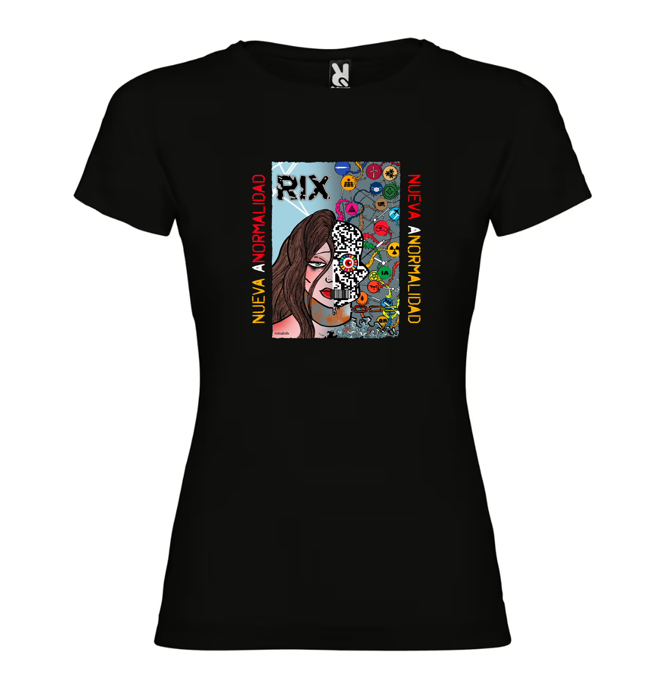 Camiseta Negra Mujer